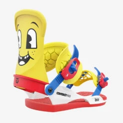 Union Contact Pro Snowboarding Bindings 2021-2022 -Skipro Union Contact Pro medium yellow 2022