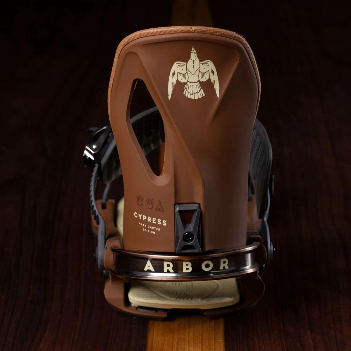 Arbor Ladies Cypress Mark Carter Snowboard Binding 2022-2023 - Image 2