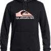 Quiksilver Men's Big Logo Snow Anniversary Pullover Hoodie 2019-2020 -Skipro big logo snow anniv hoodie 90w 426390 1 black 1