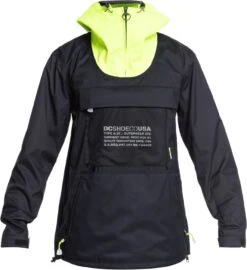 DC Junior's ASAP Anorak Jacket 2021-2022 -Skipro dc asap anorak jacket black 2021 ski pro