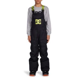 DC Junior's Roadblock Bib Pants 2021-2022 -Skipro dc roadblock bib youth ski pro black