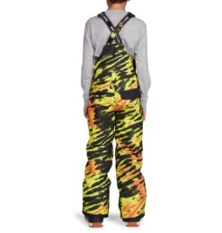 DC Junior's Roadblock Bib Pants 2021-2022 -Skipro dc roadblock bib youth ski pro sulphur back