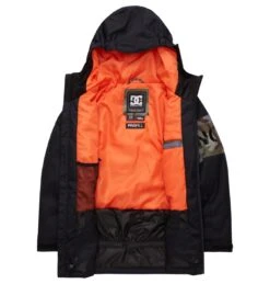 DC Boys Propaganda Jacket 2021-2022 -Skipro dc snowboarding ski pro propaganda jacket black inside