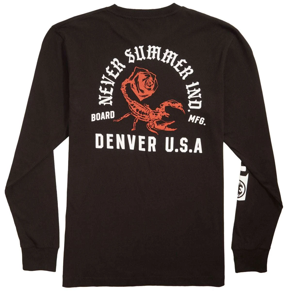 Never Summer Scorpion Rose Long Sleeve Tee 2021-2022 - Image 2